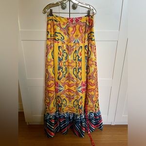 L’Atiste Long silky Shirt HoBo skirt from Boston Proper! Size L (30inch) waist